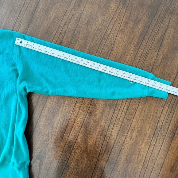 Champion reverse weave green crew neck sweatshirt size small - Picture 14 of 14